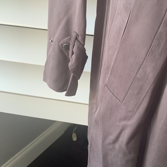 Gray Vigoss trench/duster, size small. - Picture 2 of 7